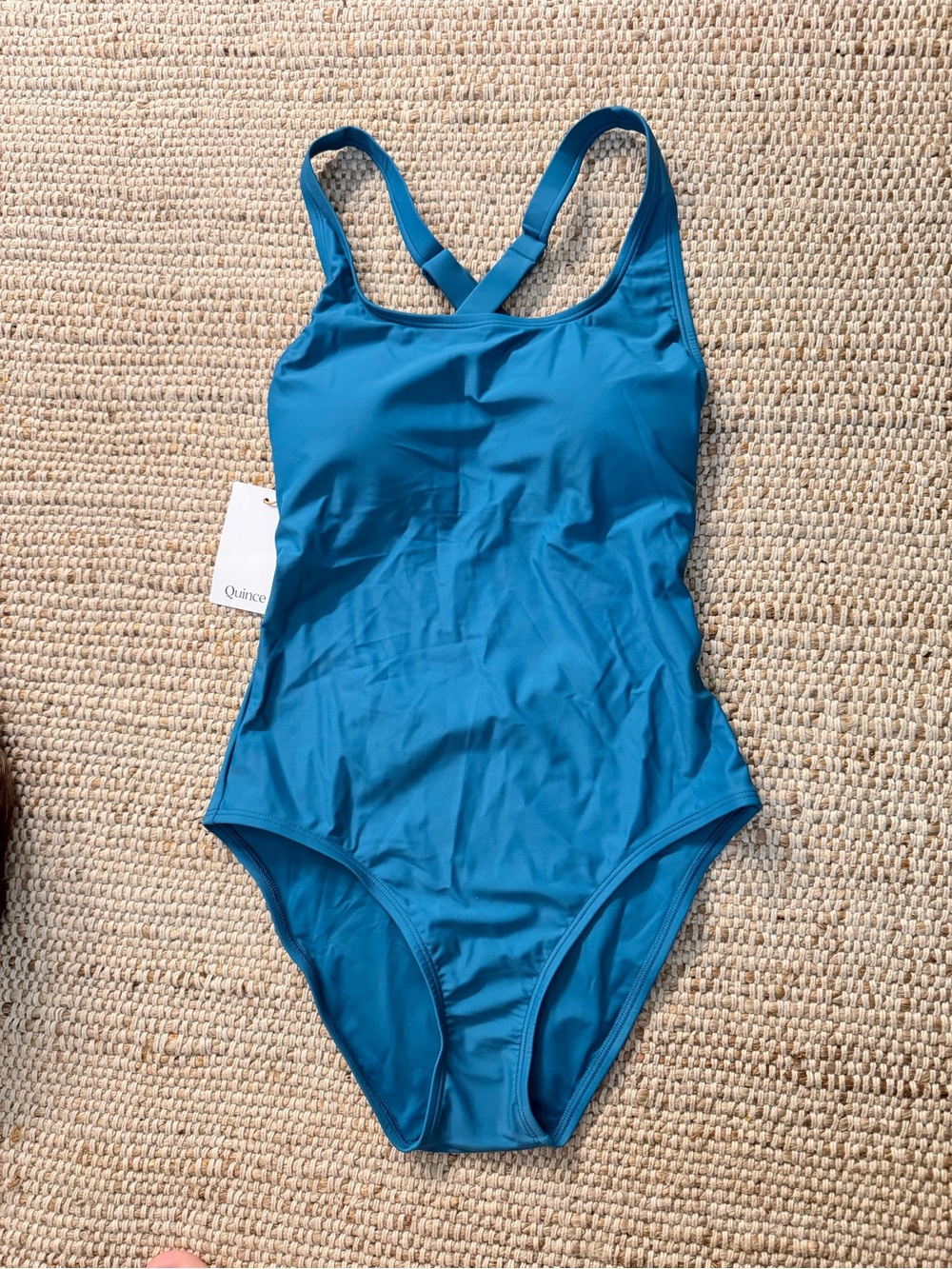 Quince — Italian Cross-Back One-Piece Swimsuit - Picture 3 of 8